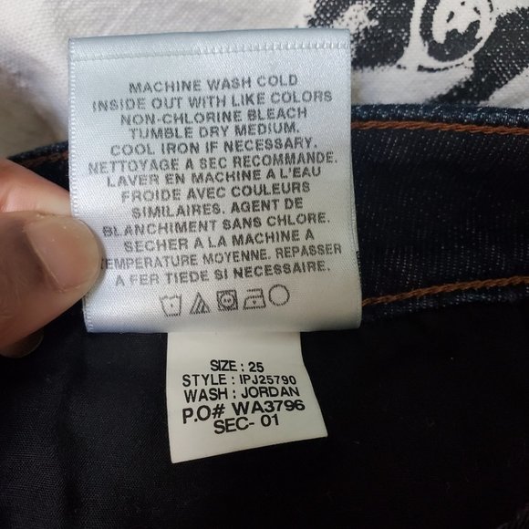 NEW Joe's Jeans Mid Rise Bootcut Retro Jordan Dark Blue Wash Size 25 - Picture 5 of 8